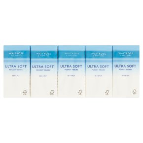 Waitrose Soft Pocket Tissues
