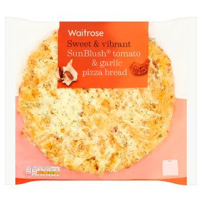 Waitrose Sweet & Vibrant Sunblush Tomato & Garlic Pizza Bread