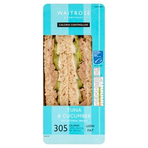 Waitrose LoveLife Calorie Controlled MSC tuna & cucumber sandwich