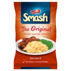 Smash instant mash potato