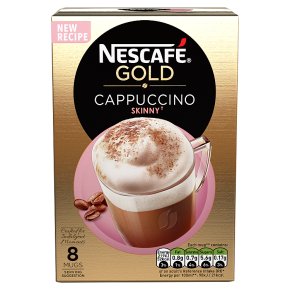 NESCAFÉ GOLD Skinny Cappuccino Coffee, 8 sachets