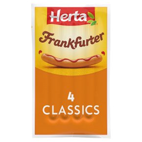 Herta 4 classics frankfurters hotdogs