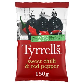 Tyrrells crisps sweet chilli & red pepper