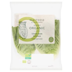 Waitrose Duchy Organic little gem lettuce