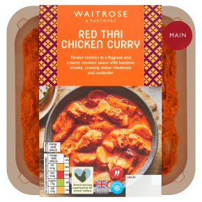 Waitrose red Thai chicken curry