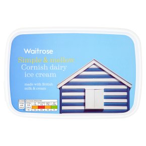 Waitrose Cornish dairy vanilla ice cream