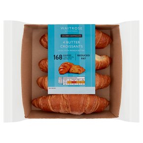 Waitrose LoveLife Calorie Controlled 4 French butter croissants