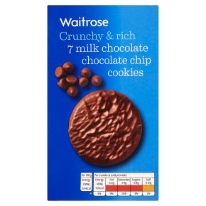 Waitrose milk chocolate chip cookies