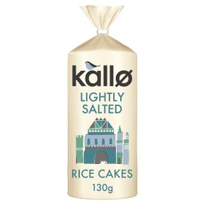 Kallo low fat wholegrain rice cakes