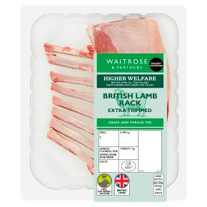 Waitrose Welsh extra trimmed rack of lamb