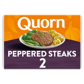 Quorn peppered steaks