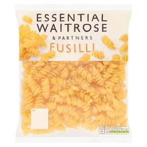 essential Waitrose fresh pasta fusilli