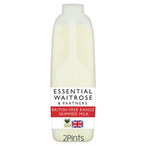 essential Waitrose Skimmed Milk