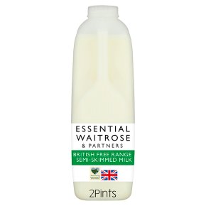 essential Waitrose Semi Skimmed Milk