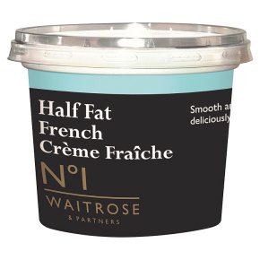 Waitrose half fat crème fraîche