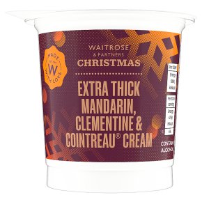 Waitrose Christmas Clementine & Cointreau Cream