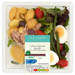 Waitrose tuna niçoise salad with French dressing
