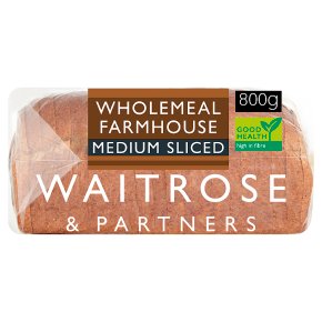 Waitrose Wholemeal Farmhouse Medium
