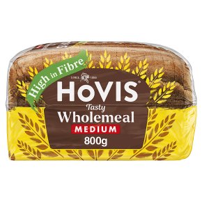 Hovis wholemeal bread medium sliced bread