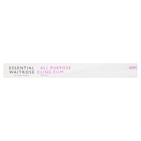 essential Waitrose all purpose cling film, 35cm by 40m