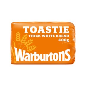 Warburtons thick sliced white toastie bread