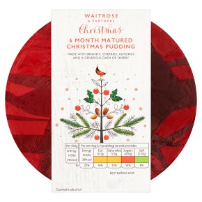 Waitrose Christmas 6 Month Matured Christmas Pudding