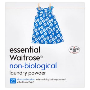 essential Waitrose non-biological powder, 22 washes