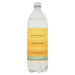 Waitrose lemonade with lemon juice no added sugar