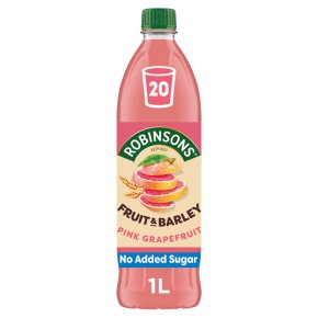 Robinsons fruit & barley pink grapefruit