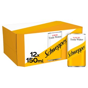 Schweppes, slimline, tonic water, 12 multipack cans