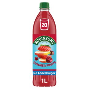 Robinsons no added sugar Summer fruits squash