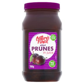 Nature's Finest pitted prunes in juice