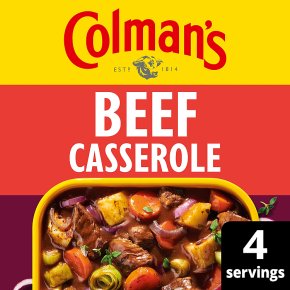 Colman's beef casserole recipe mix
