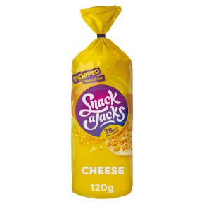 Snack a Jacks Jumbo cheese low fat rice cakes