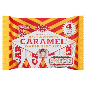 Tunnock's caramel wafer biscuits