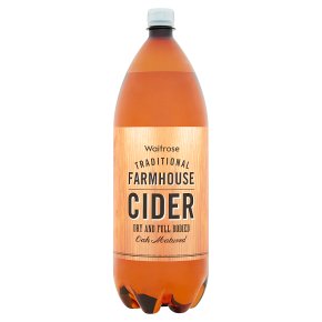 Waitrose traditional farmhouse cider dry