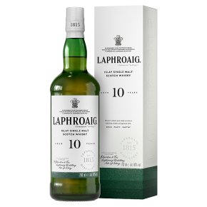 Laphroaig 10 year old malt whisky