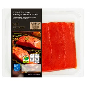 Waitrose 1 Two Wild Alaskan Salmon Fillets