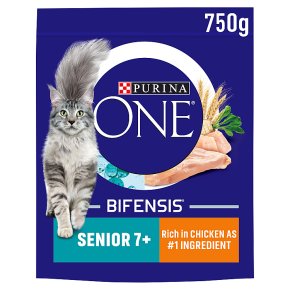 Purina ONE Senior 7+ Dry Cat Food Chicken