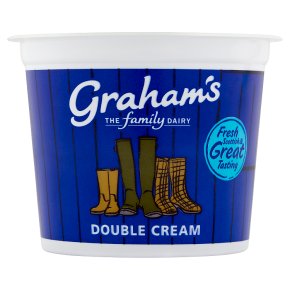 Graham's fresh Scottish double cream