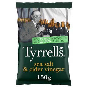 Tyrrells sea salt & cider vinegar crisps
