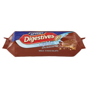 McVitie's light milk chocolate digestives