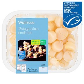 Waitrose MSC raw scallops