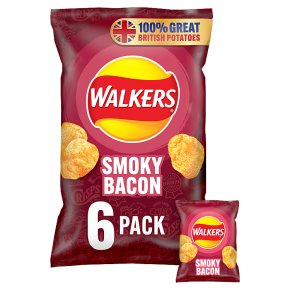 Walkers smoky bacon crisps