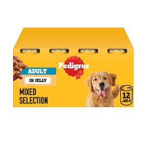 PEDIGREE Dog Tins Mixed Selection in Jelly 12 x 385g