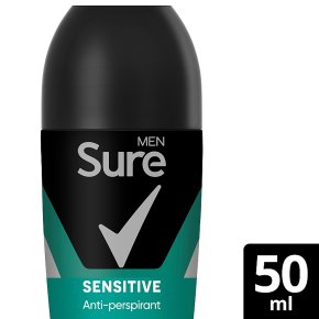 Sure Men sensitive roll-on anti-perspirant deodorant