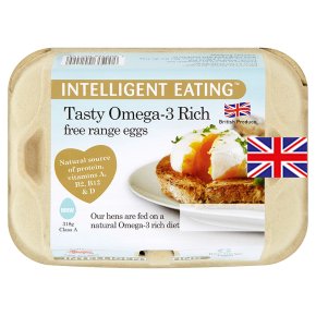 Intelligent Eating mixed weight British Omega-3 free range eggs