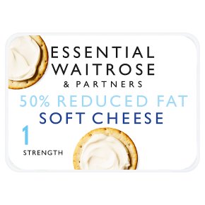 essential Waitrose reduced fat soft cheese
