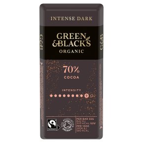 Green & Black's organic dark chocolate bar