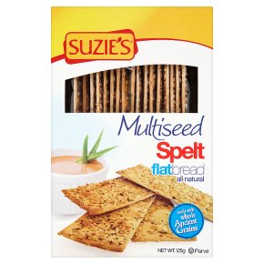 Suzie's spelt multiseed flatbreads